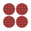 Sous-verres ronds en cuir Vegan-119015336