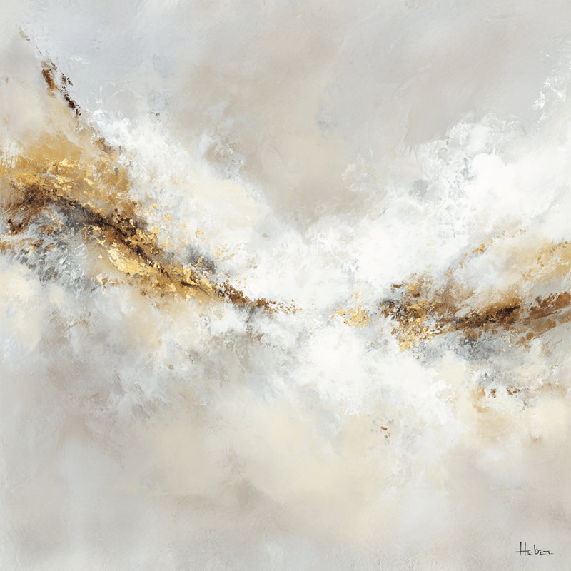 «Golden Drift I», art mural sur toile tendue