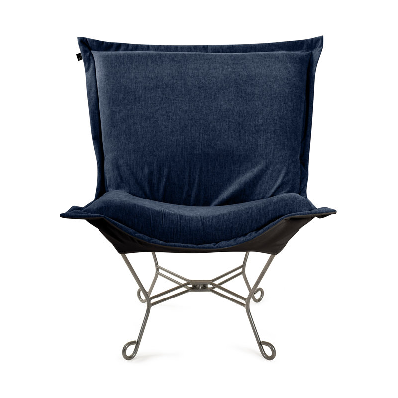 Fauteuil et cadre Komodo Navy Puff, Marine