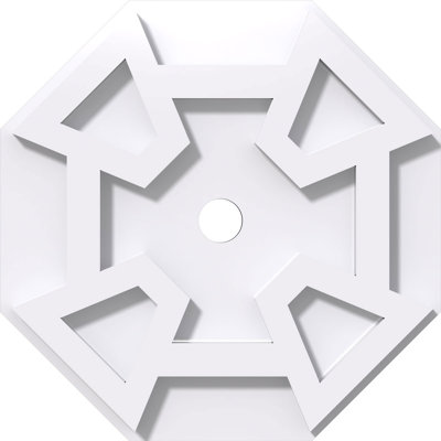 Médaillon de plafond contemporain en PVC Logan
