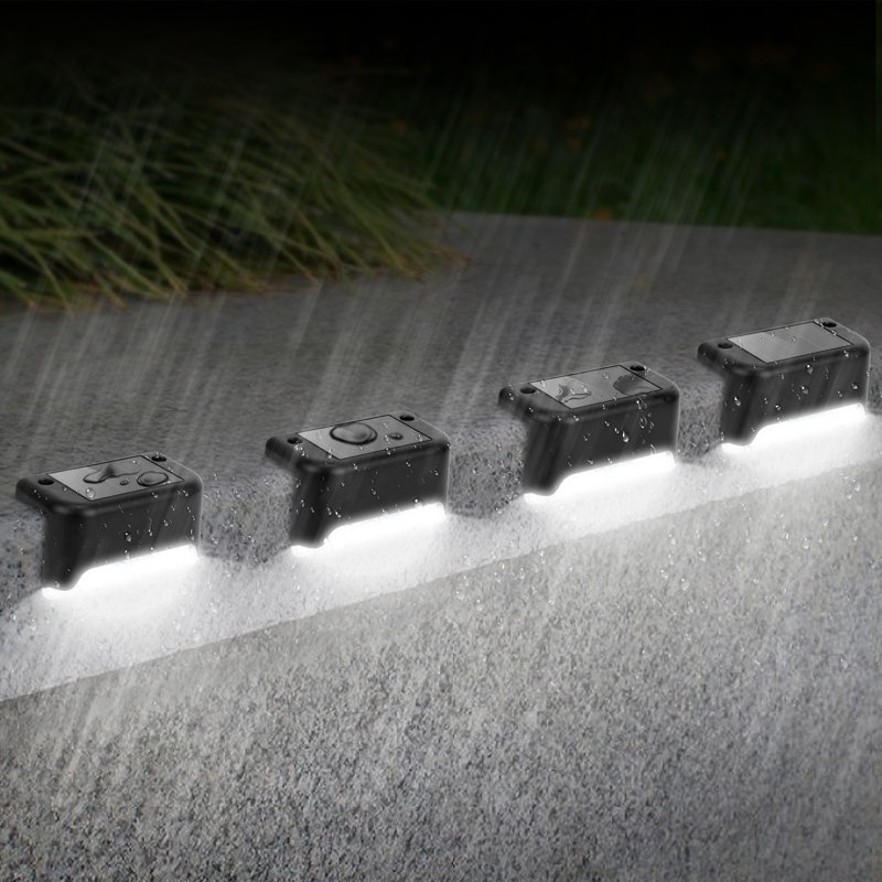 Solar Powered Integrated LED Deck Light Kit