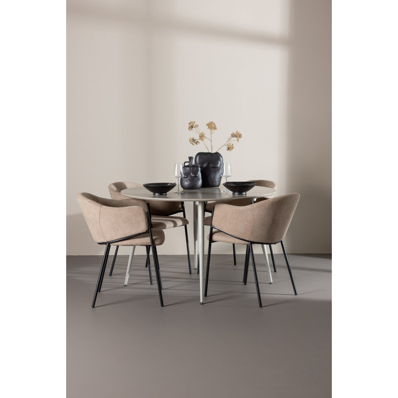 Chavis 4 - Person Dining Set