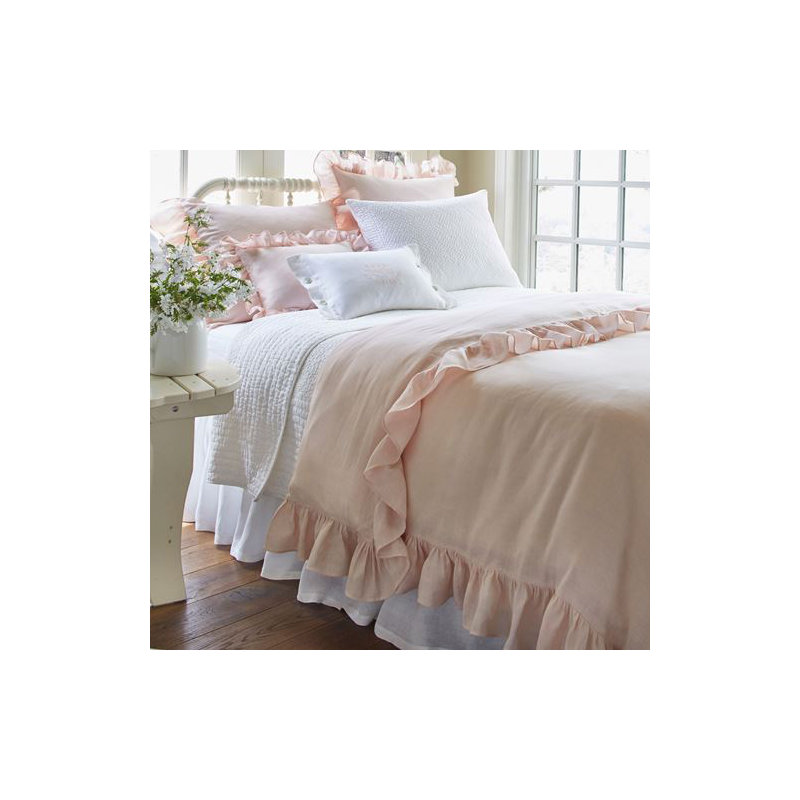 Verandah Duvet Cover, Queen, Pink