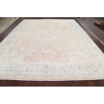 Frohne One-of-a-Kind 10'1" X 13'4" 1960s Wool Area Rug in Brown