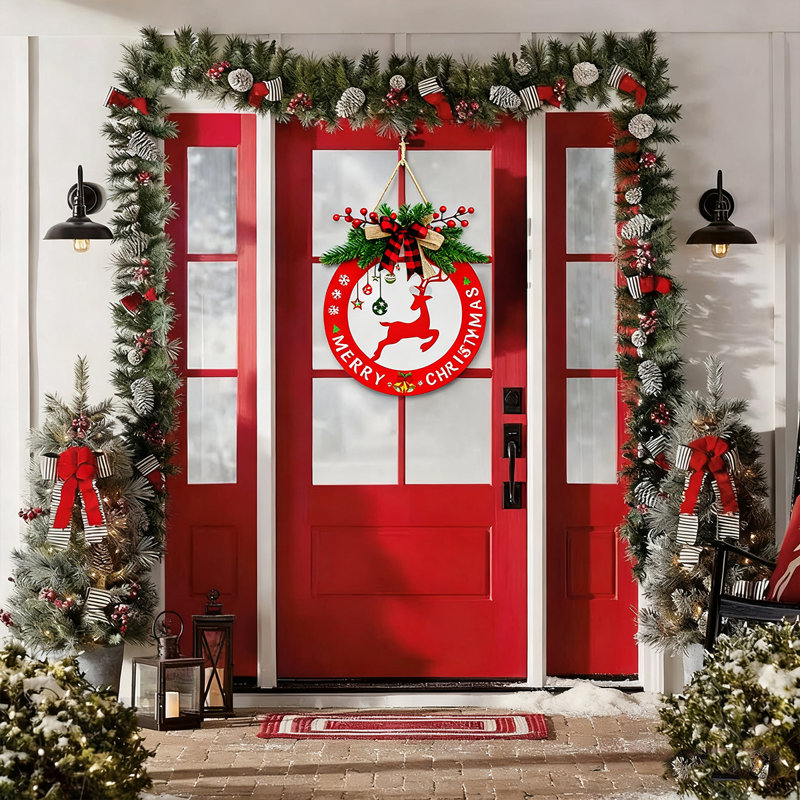 Enseigne de porte Merry Christmas
