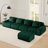 146" Modern L-Shaped Modular Sectional Sofa for Living Room,Flannelette Fabric,Oversized 4-Seater Couch,Deep Seat,Boneless sofa,Movable Ottoman,Buckle connection,Anti-slip Design,No Assembly-1891105348