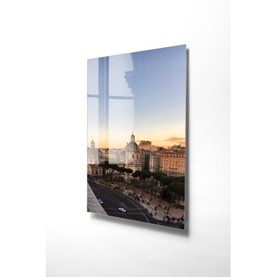 Peinture décorative en verre trempé