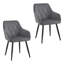 40cm H Velvet Upholstered Armchair-1895732140-1895732138