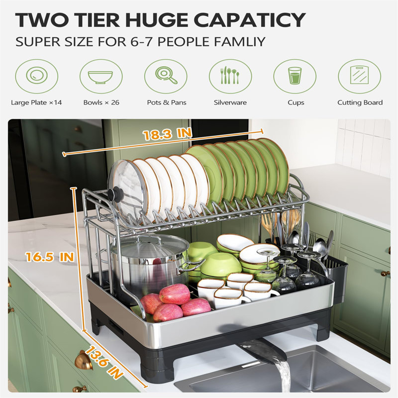 Metal Rectangle Utensil Storage Set