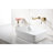 Brushed Nickel Wall Mounted Bathroom Faucet With Pop-Up Drain, Single Handle For Effective Water Regulation, Splash Design, Stainless Steel Sink In Gold - Lever Optimal Control, Noise-Reducing-124304152