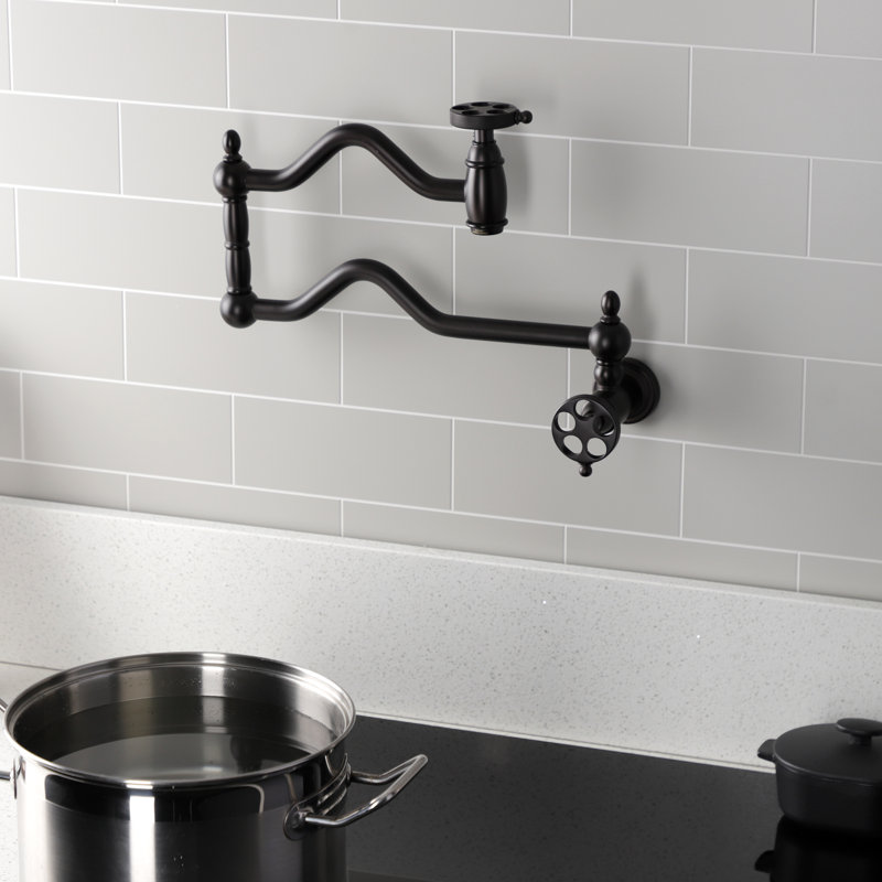 Robinet de cuisine en laiton Kingston, Bronze huilé