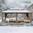 20 Ft. W X 12 Ft. D Hardtop Gazebo With Dual-Tiered Polycarbonate Roof And Aluminum Frame-126480823