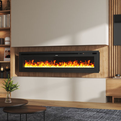 Adjustable flame Electric Fireplace