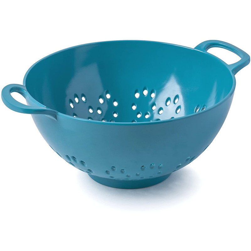 Premium Melamine Colander, Small 15cm, Aqua