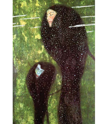 « mermaids » par gustav klimt,, impression