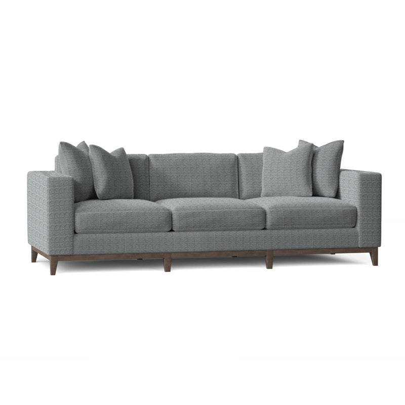 Noel Fabric Sofa, Aged Gray, Dark Grey Chenille 5533-011
