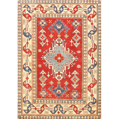 Tapis traditionnel rouge / beige Hemming
