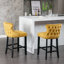 Ensemble de 4 tabourets de bar en velours Contemporary-242862350-242862345