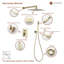 Robinet de douche Calder avec valve brute-61901579