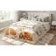 Lit double pour chat, lit double tapissier beige, lit pour maison moderne