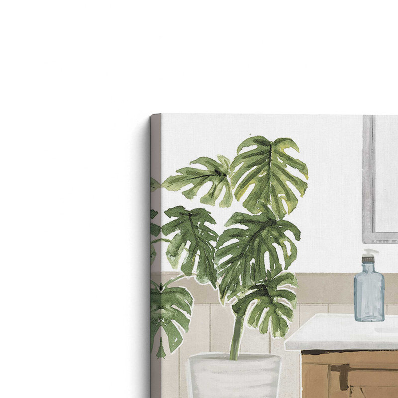 «Farmhouse Bathroom» par Masey St. Studios, reproduction d'art, Unframed Canvas, 30 W x 30 H, Does Not Apply