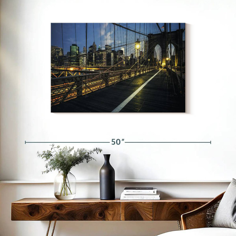 Éclairage Brooklyn Bridge, H 24 po x l 36 po