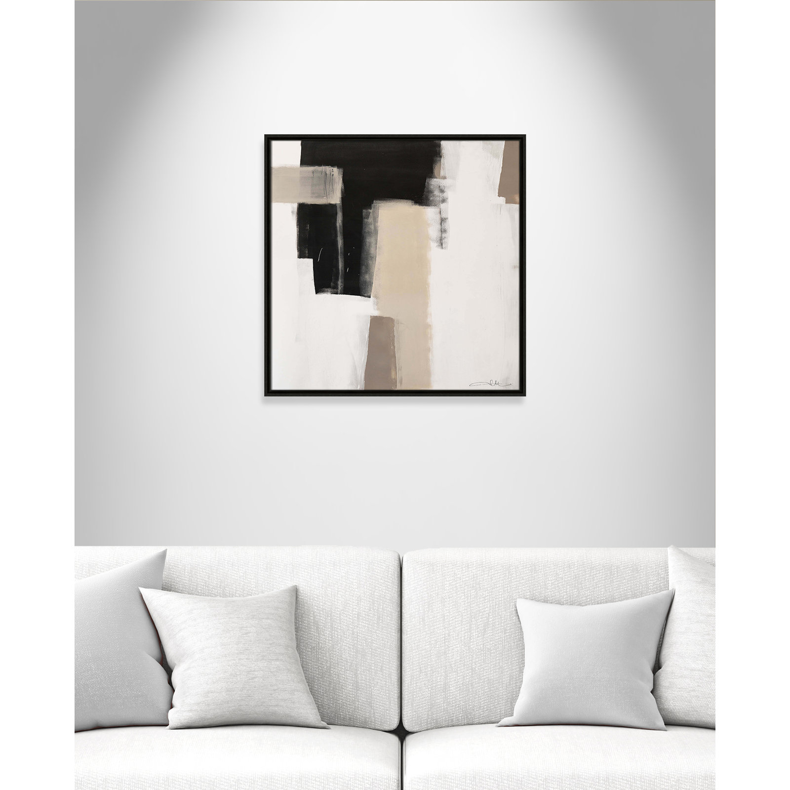 Earth Scapes I Print, Espresso Floater Framed, 25.5" H x 25.5" W x 2" D