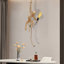 Luminaire suspendu en corde de chanvre et résine-277020041