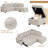 Mamounia 3-Piece Upholstered Sectional Sofa-1338751953