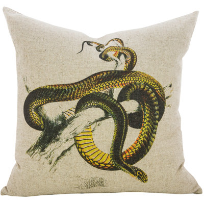 Linen Reversible Throw Pillow
