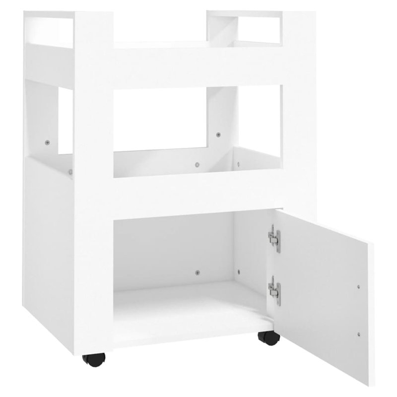 60 Cm Kitchen Trolley, White