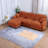 Compression Cozy Sectionals Chenille 3 Seat Modern L Shape Home Sofa