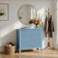 Table de chevet cannelée à 3 tiroirs, grande table de bout moderne pour chambre à coucher-129230092