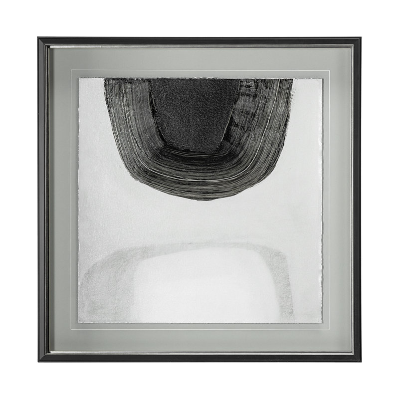Shadows in the Dark I by Drew Sims a Hand Embelished Textured Framed Art Print Matted under Glass, Shadows II