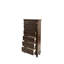 Conception unique de commode en bois de noyer antique 1 pièce