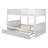 Abdia Solid Wood Standard Bunk Bed with Trundle by Harriet Bee-2091065628