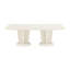 Rectangle Oak Extendable Double Pedestal Dining Table