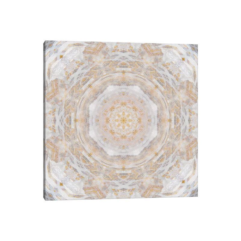 Light Metallic Kaleidoscope II by Nan - Wrapped Canvas Print, 30.48cm H x 30.48cm W x 1.91cm D