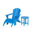 Chaise Adirondack en plastique avec repose-pieds Altura-87465142