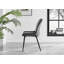 Round Wood Veneer & Matte Black Dining Table With Storage Shelf & 4 Faux Leather Dining Chairs
