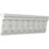 Keiler Dentil avec rail de chaise perlé
