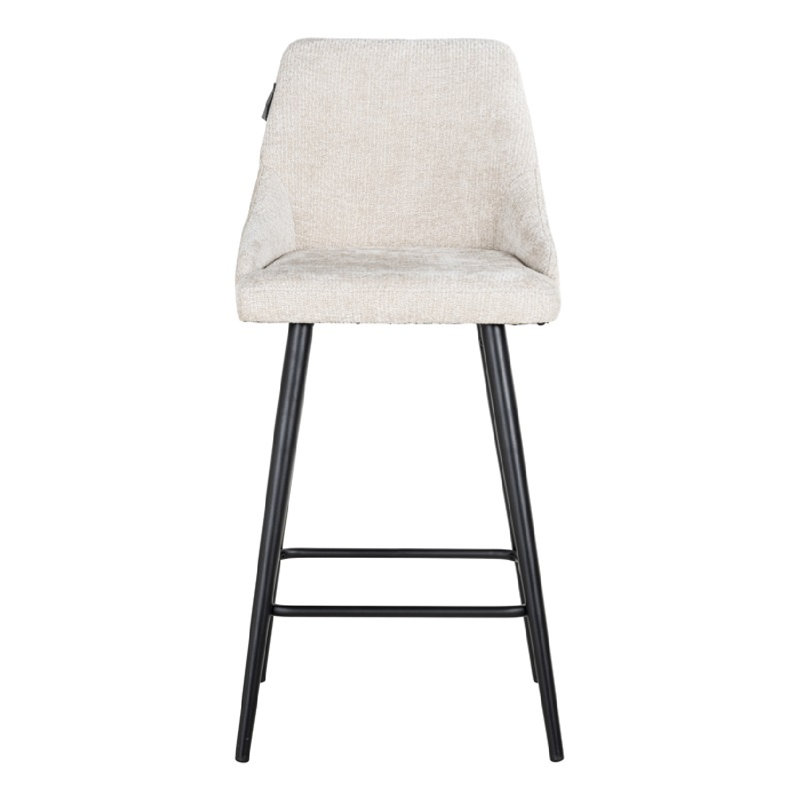 Tabouret Brooke, Crème, Tabouret de comptoir (siège d'une hauteur de 26 p