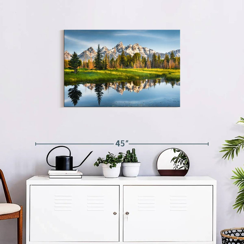 " Grand Teton Reflection ", 20" H x 30" W x 1.25" D
