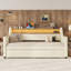 Lit de jour simple avec lit gigogne - Aucun sommier requis, solide Cadre durable