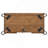 Rustic Amber Writing Desk With 4 Hidden Storages