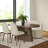 Oval Dining Table in Cocoa Finish(Only Table)