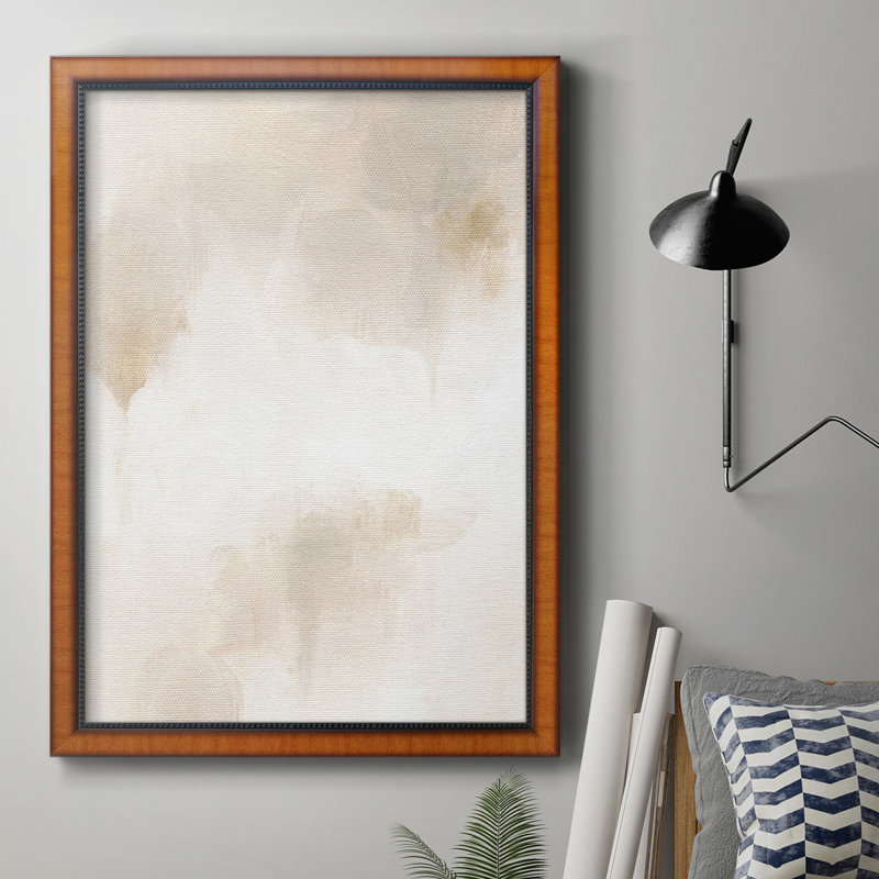 Toile encadrée neutre de qualité supérieure Neutre Glow II, H 36 po x l 24 po x P 2,5 po