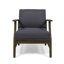 Chaise de patio en bois massif 2 pièces
