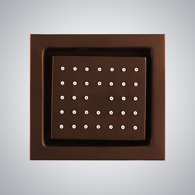 Oil-Rubbed Bronze Traditional Style Shower Set with Rain Head and Flexible Handheld Spray