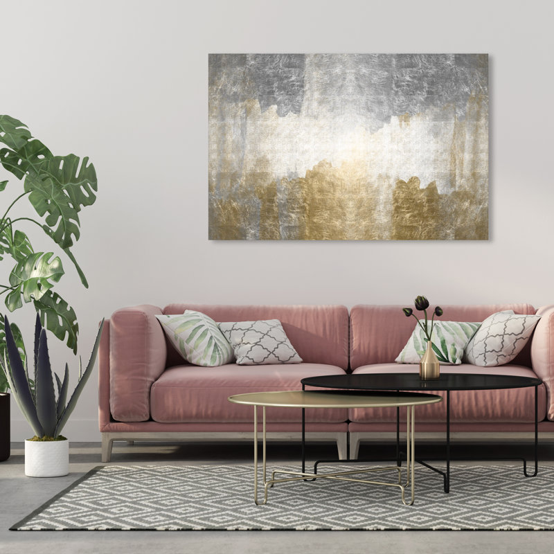 Abstract Amantes - Impression sur toile tendue, H 36 po x l 54 po x P 1,5 po